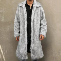 Jassen Heren*ROMEK - Trendy Jas voor Heren Grijs