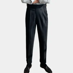 Broeken Heren*Romeo - Klassieke zomer herenbroek met gespen