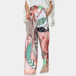 Sets Dames*Rosana - Trendy en stijlvolle zomerse tweedelige damesset Wit en Roze