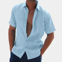 Shirts Heren*Royal - Herenoverhemd met halve mouw voor de zomer