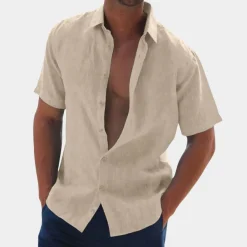 Shirts Heren*Royal - Herenoverhemd met halve mouw voor de zomer