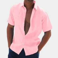 Shirts Heren*Royal - Herenoverhemd met halve mouw voor de zomer