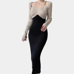 Jurken & Jumpsuits Dames*SABIN - Luxe Zomerjurk voor Dames Zwart