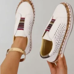 Damesschoenen*Sally - Lichtgewicht damesloafers voor de zomer