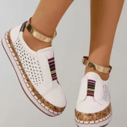 Damesschoenen*Sally - Lichtgewicht damesloafers voor de zomer
