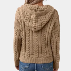 Truien & Vesten Dames*SAMANTHA - Luchtige Gebreide Zomertrui voor Dames Bruin