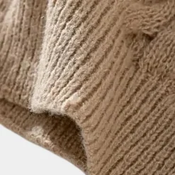 Truien & Vesten Dames*SAMANTHA - Luchtige Gebreide Zomertrui voor Dames Bruin