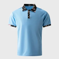 Shirts Heren*Sander - Herenpoloshirt met bloemenprint voor de zomer