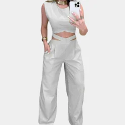 Sets Dames*Sandra - Stijlvolle zomerse tweedelige damesset