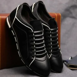 Schoenen Heren*SANJIN - Leren zomersneakers