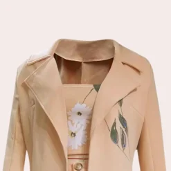 Sets Dames*SAVANNAH - Zomerse Klassieke Driedelige Set voor Dames Khaki