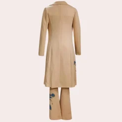 Sets Dames*SAVANNAH - Zomerse Klassieke Driedelige Set voor Dames Khaki