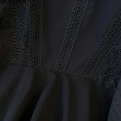 Blazers & Blouses Dames*Scarlett - Elegante kanten damesblouse voor de zomer Zwart