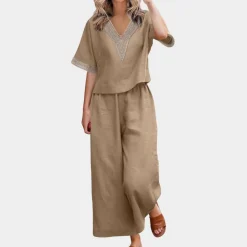 Sets Dames*Scarlett - Elegante zomerse tweedelige damesset