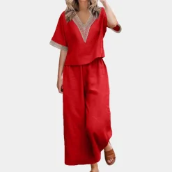 Sets Dames*Scarlett - Elegante zomerse tweedelige damesset