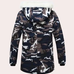 Jassen Heren*SCOTT - Trendy Camouflage Jas met Kap voor Heren