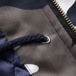 Jassen Heren*SCOTT - Trendy Camouflage Jas met Kap voor Heren