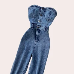 Jurken & Jumpsuits Dames*Selma - Strapless zomerse jumpsuit voor dames