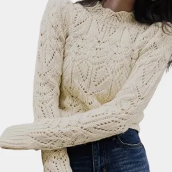 Truien & Vesten Dames*SELMA - Veelzijdige Trui voor Dames Abrikoos