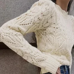 Truien & Vesten Dames*SELMA - Veelzijdige Trui voor Dames Abrikoos