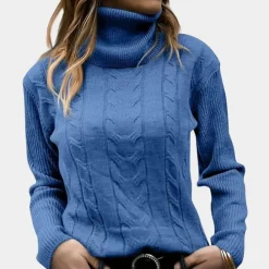 Truien & Vesten Dames*Serene - Elegante zomerse coltrui voor dames