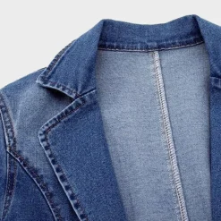 Blazers & Blouses Dames*SERENITY - Modieuze zomerblazer Blauw