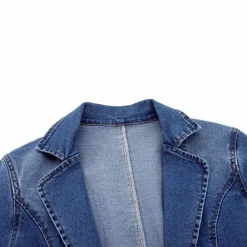 Blazers & Blouses Dames*SERENITY - Modieuze zomerblazer Blauw