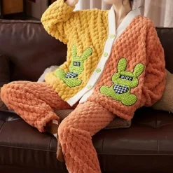 Sets Dames*Severina - Heerlijk zachte loungeset voor dames, perfect voor de zomer Oranje