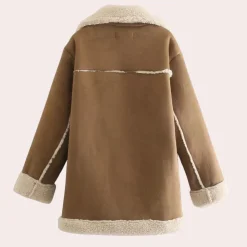 Jassen Dames*SEVIN - Veelzijdige Winterjas voor Dames Khaki