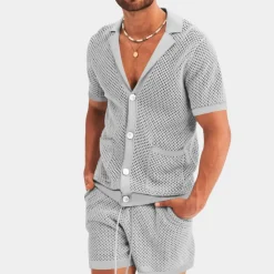 Sets Heren*Silvano - Stijlvolle zomerse tweedelige herenset