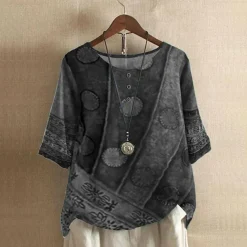 Topjes & Shirts Dames*SIMONA - Comfortabele losse zomertop voor vrouwen