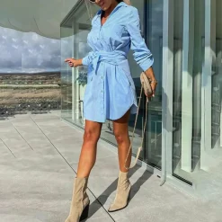 Jurken & Jumpsuits Dames*SIMONE - Zomerse casual mini jurk