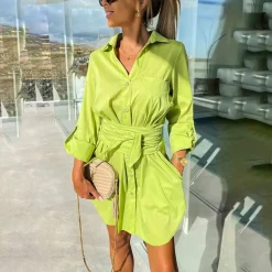 Jurken & Jumpsuits Dames*SIMONE - Zomerse casual mini jurk