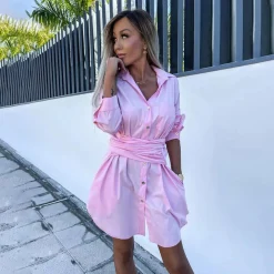 Jurken & Jumpsuits Dames*SIMONE - Zomerse casual mini jurk