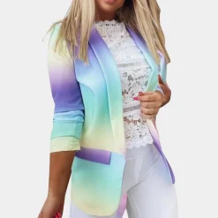 Blazers & Blouses Dames*Sinead - Gekleurde zomerblazer voor dames