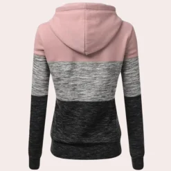Truien & Vesten Dames*Siobhan - Driekleurige luchtige zomerhoodie voor dames