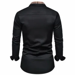 Shirts Heren*SMILJAN - Stijlvolle zomeroverhemd met lange mouwen