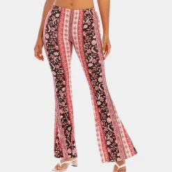 Broeken & Rokken Dames*Soleil - Boho stijl uitlopende zomerbroek voor vrouwen