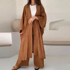 Sets Dames*SOLÈNE - Tweedelige cardigan set voor de zomer