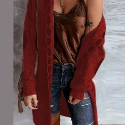 Truien & Vesten Dames*SOPHIA - Modieus zomer capuchon vest