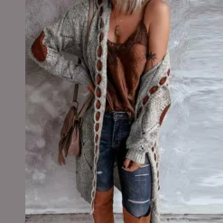 Truien & Vesten Dames*SOPHIA - Modieus zomer capuchon vest