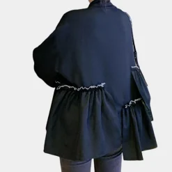 Topjes & Shirts Dames*Sorona - Stijlvolle Damestop voor de Zomer Zwart