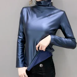 Topjes & Shirts Dames*Stefania - Elegant dameshemd met lange mouwen