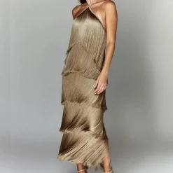 Jurken & Jumpsuits Dames*Stefania - Luxueuze Zomerjurk met Laagjes voor Vrouwen