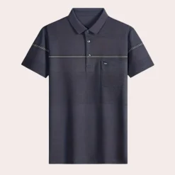 Shirts Heren*Stijlvol gestreept herenpoloshirt voor de zomer