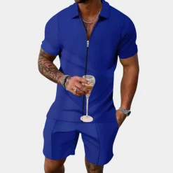 Sets Heren*Stijlvol herenjack met rits voor de zomer