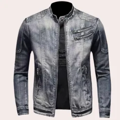 Jassen Heren*Stijlvol herenjack voor de zomer Denimblauw
