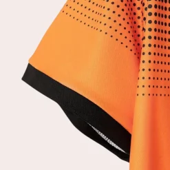 Shirts Heren*Stijlvol poloshirt met kleurverloop voor heren - Perfect voor de zomer Oranje