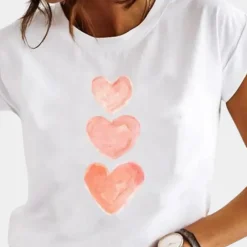 Topjes & Shirts Dames*Stijlvol zomers t-shirt voor dames - Perfect voor de lente en zomer