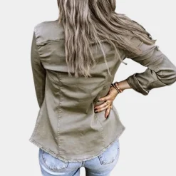 Blazers & Blouses Dames*Stijlvolle damesblouse voor de zomer